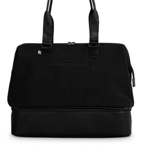 Beis black weekender tote bag
